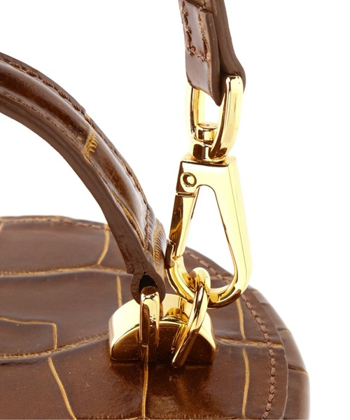 SLOBE IENA（スローブイエナ）の「【CHRISTIAN VILLA/クリスチャンヴィラ】バニティバッグ◆（ハンドバッグ・レディース・ブラウン/ブラック・FREE）」の10枚目の写真