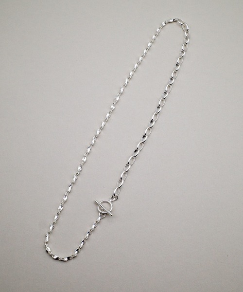 ISOLATION（アイソレーション）の「【ISOLATION / アイソレーション】SV925 Twist Mix Chain Necklace/ツイストミックスチェーン マンテルネックレス（ネックレス・レディース・シルバー/シルバー系その他/ゴールド系その他/ゴールド/シルバー系その他3/シルバー系その他2・43cm）」の15枚目の写真
