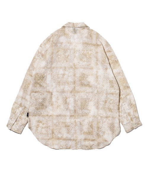 APPLEBUM（アップルバム）の「"Bandanna Marble" Open Collar L/S Shirt（シャツ/ブラウス・メンズ・ベージュ/ブラック/ブルー・MEDIUM/LARGE/X-LARGE）」の13枚目の写真
