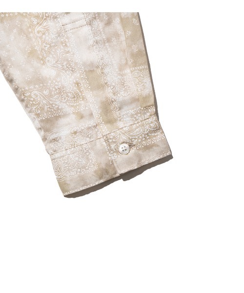 APPLEBUM（アップルバム）の「"Bandanna Marble" Open Collar L/S Shirt（シャツ/ブラウス・メンズ・ベージュ/ブラック/ブルー・MEDIUM/LARGE/X-LARGE）」の22枚目の写真