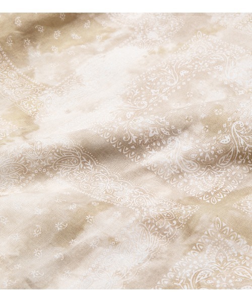 APPLEBUM（アップルバム）の「"Bandanna Marble" Open Collar L/S Shirt（シャツ/ブラウス・メンズ・ベージュ/ブラック/ブルー・MEDIUM/LARGE/X-LARGE）」の19枚目の写真