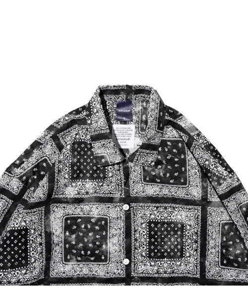 APPLEBUM（アップルバム）の「"Bandanna Marble" Open Collar L/S Shirt（シャツ/ブラウス・メンズ・ベージュ/ブラック/ブルー・MEDIUM/LARGE/X-LARGE）」の15枚目の写真