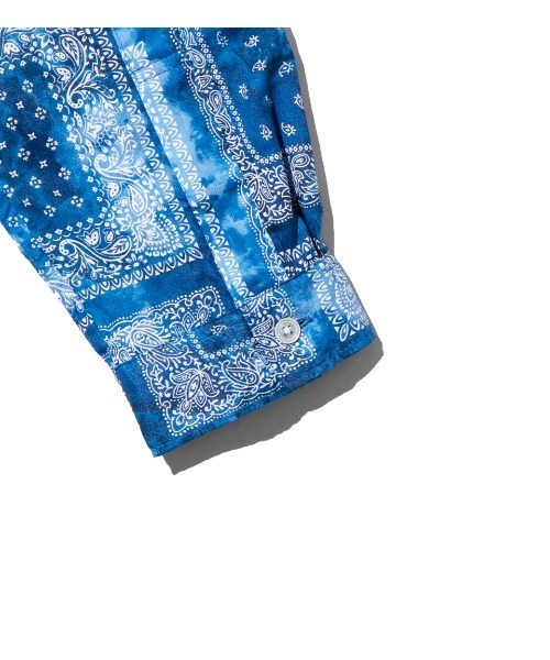 APPLEBUM（アップルバム）の「"Bandanna Marble" Open Collar L/S Shirt（シャツ/ブラウス・メンズ・ベージュ/ブラック/ブルー・MEDIUM/LARGE/X-LARGE）」の17枚目の写真