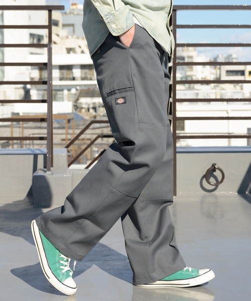 90s ディッキーズ ダブルニー USA製 チャコールグレー ディッキーズ ダブルニー ワークパンツ チャコール タロンジップ USA