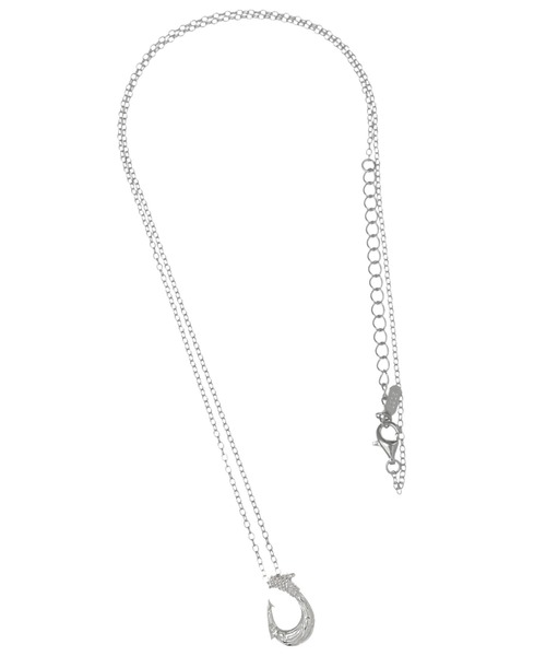 blackdia by 7JEWELRY(ブラックダイヤバイセブンジュエリー)の「blackdia フィッシュフックネックレス(ネックレス・メンズ・ゴールド/シルバー・FREE)」の6枚目の写真