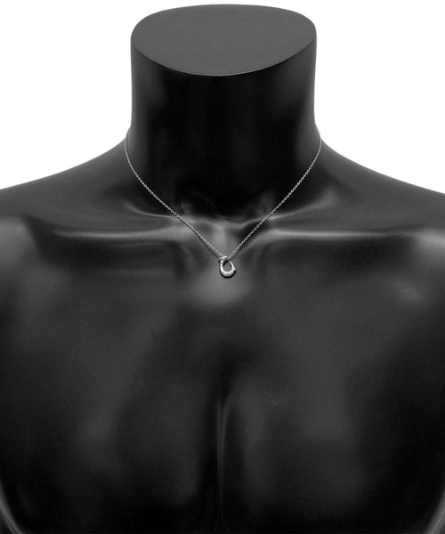 blackdia by 7JEWELRY(ブラックダイヤバイセブンジュエリー)の「blackdia フィッシュフックネックレス(ネックレス・メンズ・ゴールド/シルバー・FREE)」の7枚目の写真