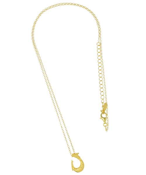 blackdia by 7JEWELRY(ブラックダイヤバイセブンジュエリー)の「blackdia フィッシュフックネックレス(ネックレス・メンズ・ゴールド/シルバー・FREE)」の11枚目の写真