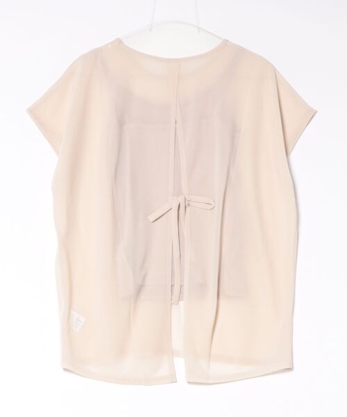 MODE ROBE(モードローブ)の「キャミセットシアートップス(Tシャツ/カットソー・レディース・ブラック/ベージュ・FREE)」の4枚目の写真