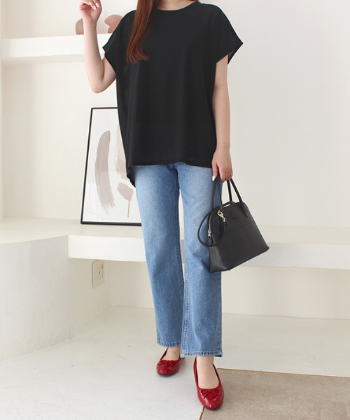 MODE ROBE(モードローブ)の「キャミセットシアートップス(Tシャツ/カットソー・レディース・ブラック/ベージュ・FREE)」の20枚目の写真