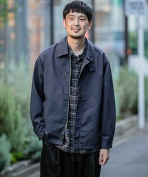 URBAN RESEARCH DOORS | T/Cツイルショートジップブルゾン(ブルゾン)