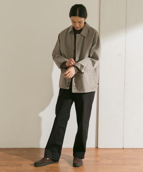 URBAN RESEARCH DOORS（アーバンリサーチドアーズ）の「T/Cツイルショートジップブルゾン（ブルゾン・メンズ・ブルー系その他/グレー系その他/ベージュ系その他・40/38）」の19枚目の写真