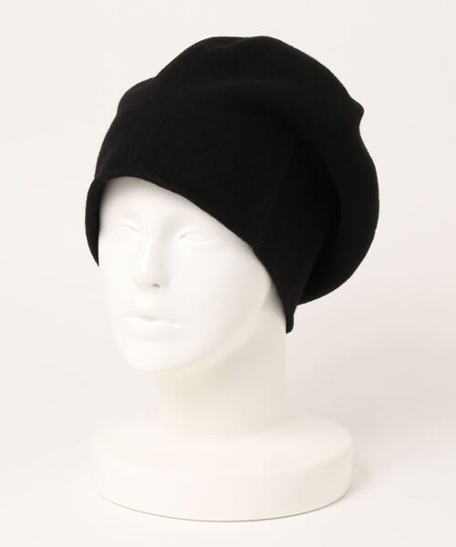 Kopka ACCESSORIES(コプカアクセサリーズ)の「Woollen Roll Up Beret(ハンチング/ベレー帽・レディース・ブラック/その他/その他1/ブラウン系その他・FREE)」の2枚目の写真