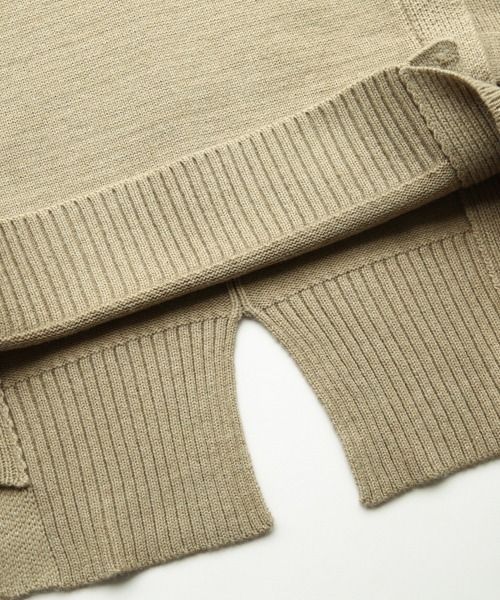 La-gemme（ラジェム）の「サイドリボンニットベスト（ベスト・レディース・ブラック/アイボリー/ベージュ/ブラウン・フリー）」の16枚目の写真