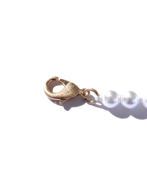 SAD REBORN DOLLS（サッドリボーンドルズ）の「SALUTE / サルーテ SALUTE × SUPPLIER NECKLACE パール ネックレス チョーカーネックレス（ネックレス・メンズ・グリーン・FREE）」の9枚目の写真