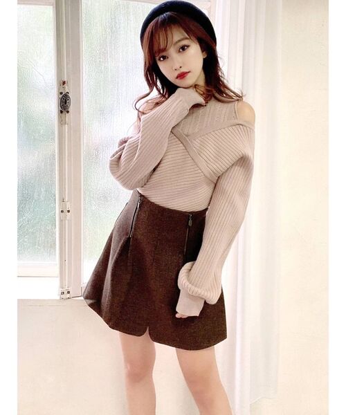 RESEXXY(リゼクシー)の「ジップデザインスカパン(その他パンツ・レディース・ブラック/ブラウン/その他1・FREE)」の9枚目の写真