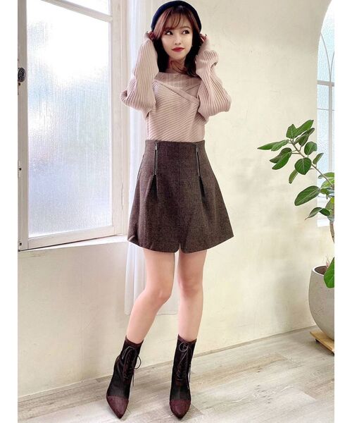 RESEXXY(リゼクシー)の「ジップデザインスカパン(その他パンツ・レディース・ブラック/ブラウン/その他1・FREE)」の10枚目の写真