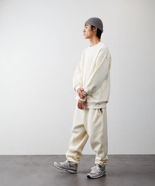 FREAK'S STORE(フリークスストア)の「FREAK'S STORE/フリークスストア ヘビーウエイトスウェットパンツ/裏起毛/Brushed/スウェットパンツ(スウェットパンツ・メンズ・ホワイト/グレー/グリーン/ブラック/キャメル/ネイビー・SMALL/MEDIUM/LARGE)」の17枚目の写真