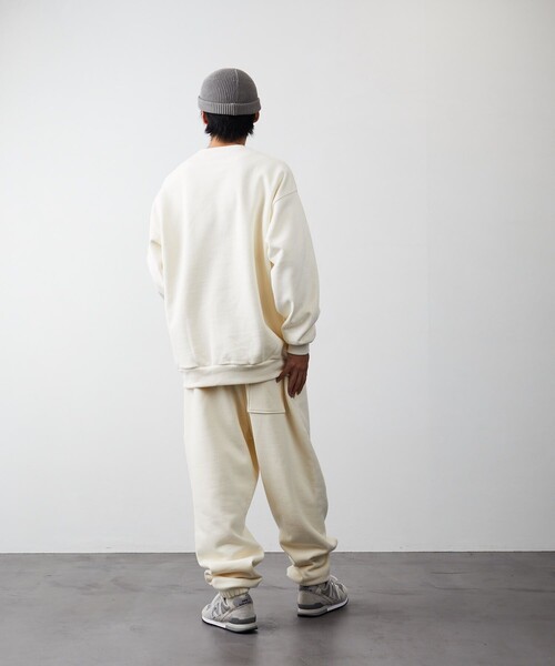 FREAK'S STORE(フリークスストア)の「FREAK'S STORE/フリークスストア ヘビーウエイトスウェットパンツ/裏起毛/Brushed/スウェットパンツ(スウェットパンツ・メンズ・ホワイト/グレー/グリーン/ブラック/キャメル/ネイビー・SMALL/MEDIUM/LARGE)」の18枚目の写真