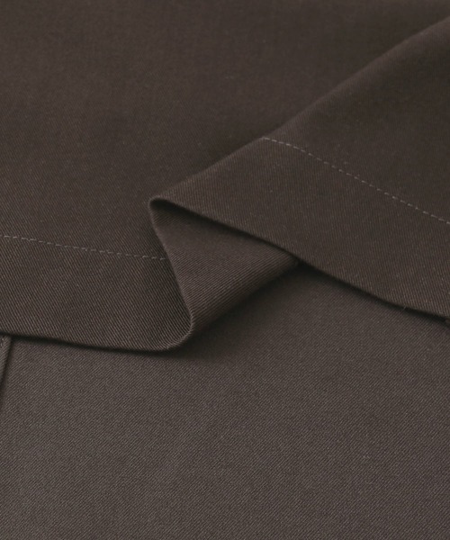 FORK&SPOON（フォークアンドスプーン）の「FORK&SPOON　スリットネックジャンパースカート（ワンピース・レディース・ブラック/ダークブラウン・ONE）」の6枚目の写真