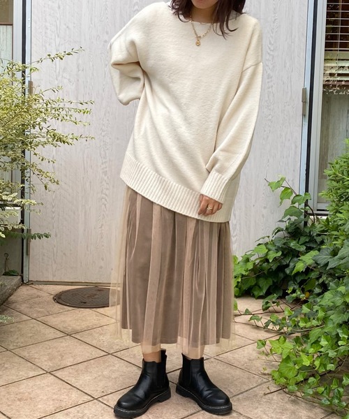 apres jour(アプレジュール)の「チュール×ベロアスカート【ZOZOTOWN限定アイテム】(スカート・レディース・ダークブラウン/モカ/ライトベージュ・SMALL/MEDIUM/X-LARGE)」の17枚目の写真