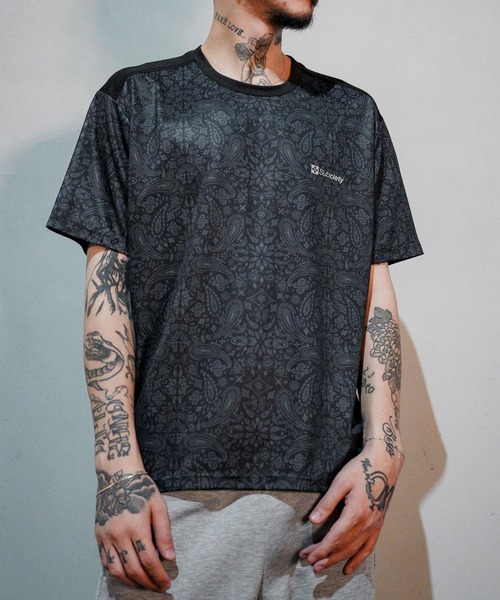 SBCY Sport(エスビーシーワイスポーツ)の「PAISLEY DRY TEE & ARM SLEEVE(Tシャツ/カットソー・メンズ・ブラック/ホワイト・X-LARGE/LARGE/SMALL/MEDIUM)」の15枚目の写真
