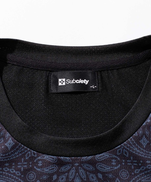 SBCY Sport(エスビーシーワイスポーツ)の「PAISLEY DRY TEE & ARM SLEEVE(Tシャツ/カットソー・メンズ・ブラック/ホワイト・X-LARGE/LARGE/SMALL/MEDIUM)」の8枚目の写真