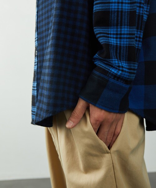 FREAK'S STORE（フリークスストア）の「FREAK'S STORE/フリークスストア クレイジーチェックシャツ（シャツ/ブラウス・メンズ・グリーン/ブルー・MEDIUM/LARGE）」の11枚目の写真