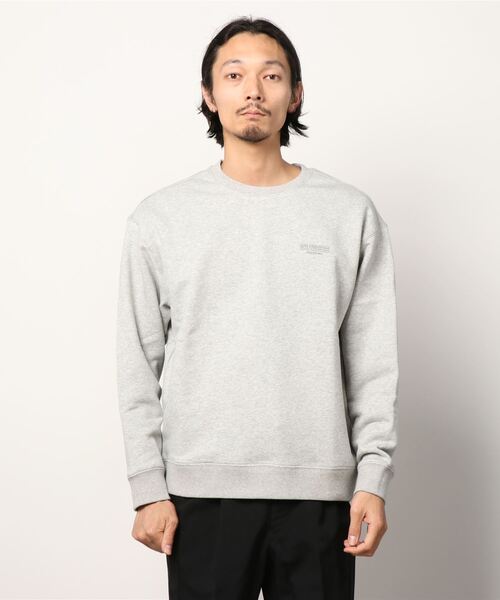 Guess（ゲス）の「Logo Sweat（スウェット・メンズ・ブラック/グレー/アイボリー・SMALL/MEDIUM/LARGE/X-LARGE）」の6枚目の写真