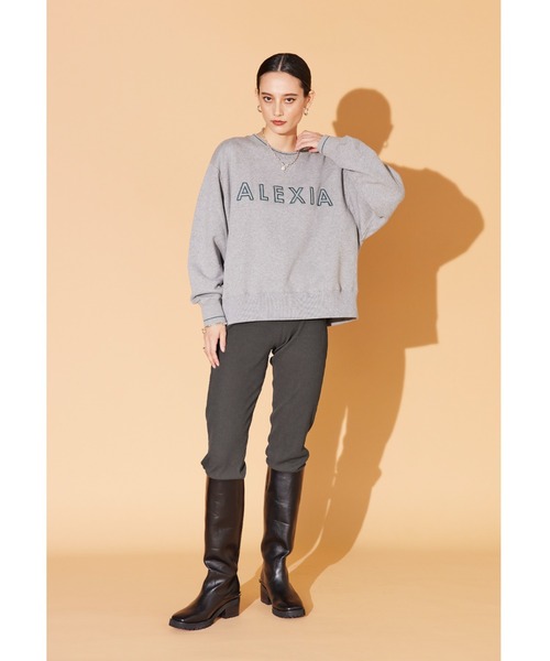 ALEXIA STAM（アリシアスタン）の「Rib Knit Easy Pants