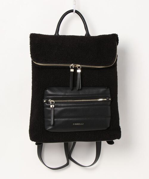 FIORELLI（フィオレッリ）の「(FIORELLI)バックパック（バックパック/リュック・レディース・ブラック/ベージュ・FREE）」の2枚目の写真