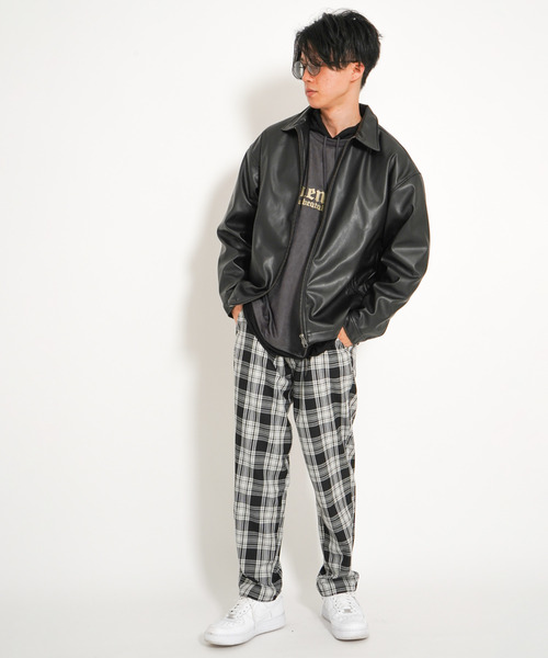 VENCEEXCHANGE(ヴァンスエクスチェンジ)の「フェイクレザージャケット(その他アウター・メンズ・グレー/ブラック/スカイブルー・M/L)」の18枚目の写真