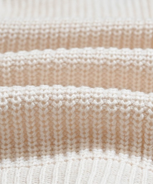 Anytime Songs（エニータイムソングス）の「アクリルバルキーニット 畔バルーンスリーブ カーディガン（カーディガン/ボレロ・メンズ・オフホワイト/サックスブルー/モカ/チャコール/グリーン/マスタード/ブラック・MEDIUM/LARGE）」の16枚目の写真