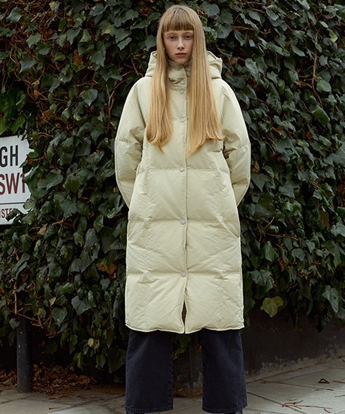 Fano Studios】Hooded long puffer jacket FD21Y019