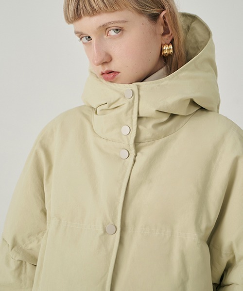 Fano Studios】Hooded long puffer jacket FD21Y019