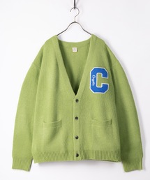 シャギーレタードルーズニットカーディガン