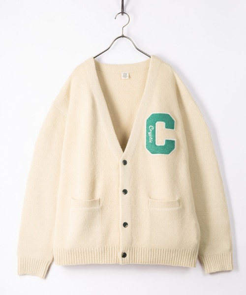 POWER TO THE PEOPLE（パワートゥーザピープル）の「シャギーレタードルーズニットカーディガン（カーディガン/ボレロ・メンズ・ブラック/ブルー/グリーン/アイボリー・M/L）」の2枚目の写真