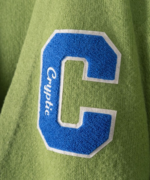 POWER TO THE PEOPLE（パワートゥーザピープル）の「シャギーレタードルーズニットカーディガン（カーディガン/ボレロ・メンズ・ブラック/ブルー/グリーン/アイボリー・M/L）」の5枚目の写真