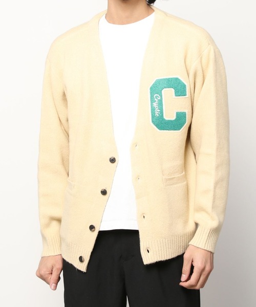 POWER TO THE PEOPLE（パワートゥーザピープル）の「シャギーレタードルーズニットカーディガン（カーディガン/ボレロ・メンズ・ブラック/ブルー/グリーン/アイボリー・M/L）」の10枚目の写真