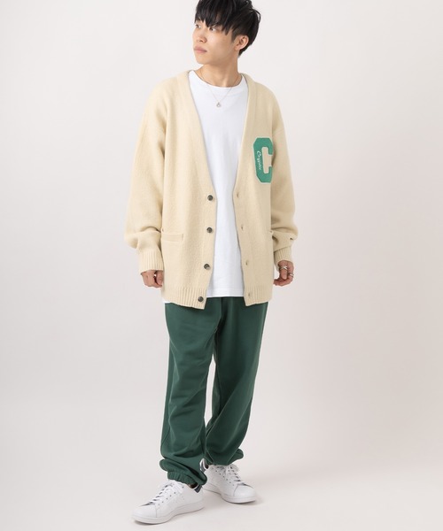 POWER TO THE PEOPLE（パワートゥーザピープル）の「シャギーレタードルーズニットカーディガン（カーディガン/ボレロ・メンズ・ブラック/ブルー/グリーン/アイボリー・M/L）」の15枚目の写真