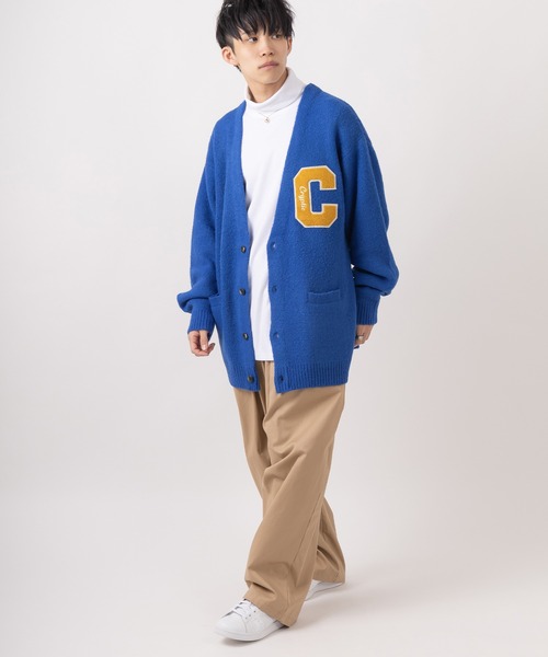 POWER TO THE PEOPLE（パワートゥーザピープル）の「シャギーレタードルーズニットカーディガン（カーディガン/ボレロ・メンズ・ブラック/ブルー/グリーン/アイボリー・M/L）」の21枚目の写真