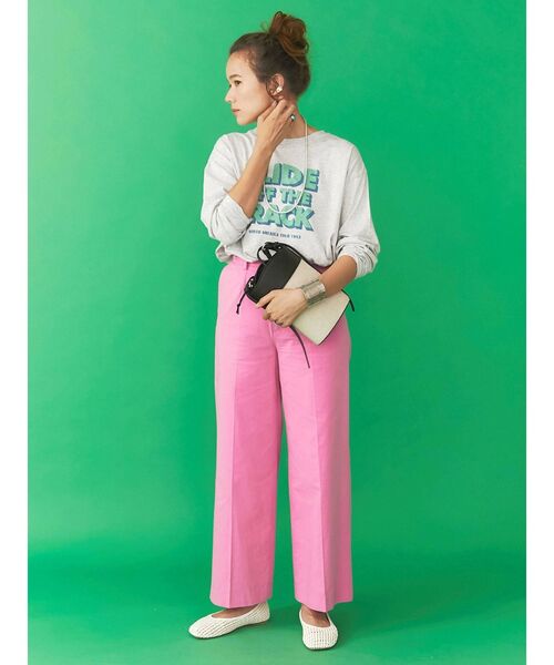 Ungrid（アングリッド）の「フェイクレザーコンビショルダーバッグ（ショルダーバッグ・レディース・ブラック/ブラウン・FREE）」の4枚目の写真