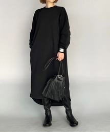 HERENCIA | 袖シャーリングカットワンピース(ワンピース)