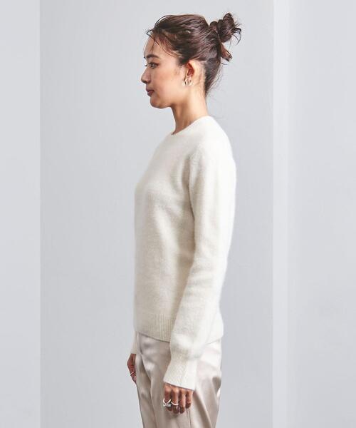 UNITED ARROWS（ユナイテッドアローズ）の「＜UNITED ARROWS＞RCN/CA クルーネック ニット B◆（ニット/セーター・レディース・グレー/オフホワイト/ブラック/コバルトブルー・FREE）」の12枚目の写真