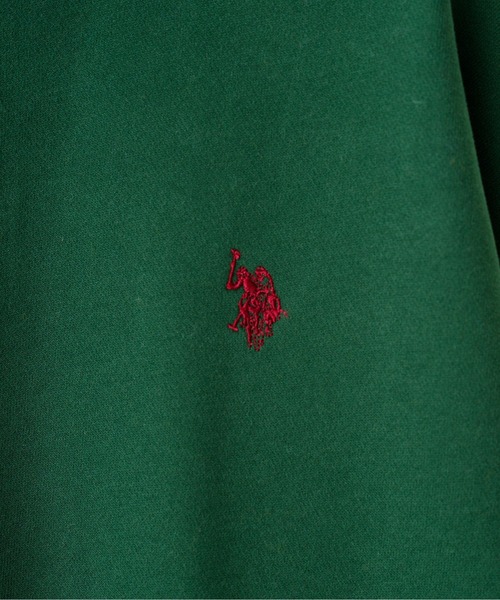 U.S. POLO ASSN.（ユーエスポロアッスン）の「【U.S. POLO ASSN.】裏起毛クルーネックスウェット（スウェット・メンズ・パープル/グレー/グリーン/マスタード・MEDIUM/LARGE）」の10枚目の写真