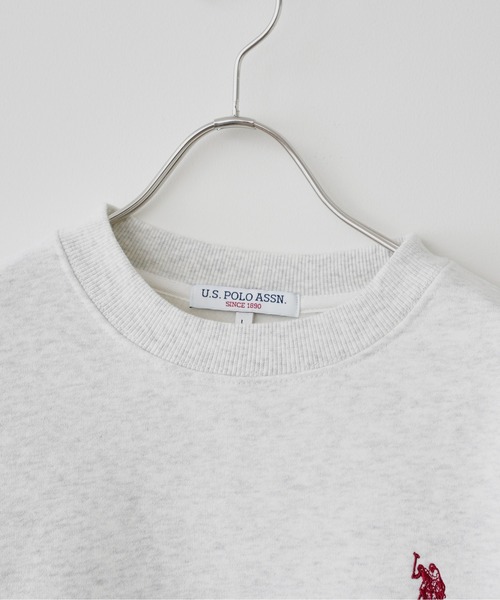 U.S. POLO ASSN.（ユーエスポロアッスン）の「【U.S. POLO ASSN.】裏起毛クルーネックスウェット（スウェット・メンズ・パープル/グレー/グリーン/マスタード・MEDIUM/LARGE）」の22枚目の写真