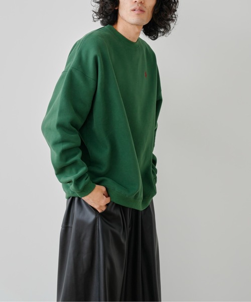 U.S. POLO ASSN.（ユーエスポロアッスン）の「【U.S. POLO ASSN.】裏起毛クルーネックスウェット（スウェット・メンズ・パープル/グレー/グリーン/マスタード・MEDIUM/LARGE）」の11枚目の写真