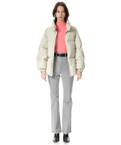 SLY（スライ）の「JERRY HW FLARE PT-E ハイウエストフレア デニムパンツ（デニムパンツ・レディース・グレー・23inch/24inch/25inch/26inch）」の2枚目の写真