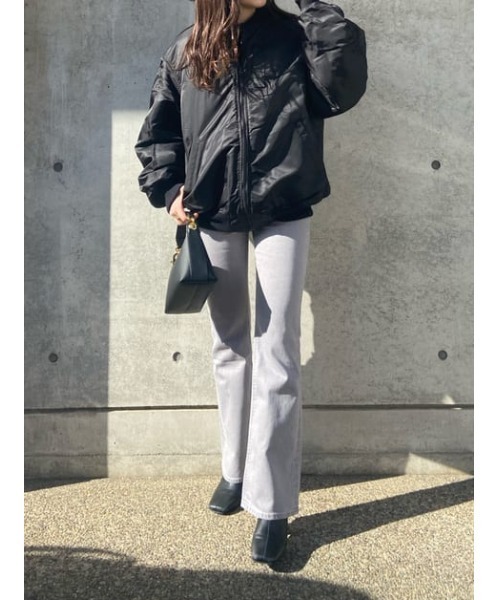 SLY（スライ）の「JERRY HW FLARE PT-E ハイウエストフレア デニムパンツ（デニムパンツ・レディース・グレー・23inch/24inch/25inch/26inch）」の19枚目の写真