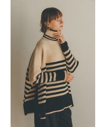 CLANE | TURTLE WIDE SLIT KNIT TOPS(ニット/セーター)