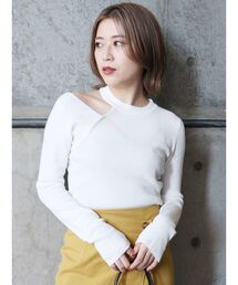 MURUA | レイヤードショルダーカットニット(ニット/セーター)